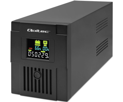 UPS (zasilacz awaryjny) Qoltec UPS Line Interactive | Monolith | 2000VA | 1200W | LCD | USB